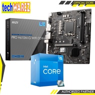 [Bundle] Intel Core i5 12400 Processor + MSI Pro H610M-G WIFI DDR4 Motherboard