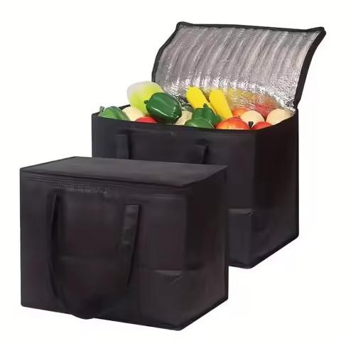 31L Extra Large Travel Lunch Bag Camping Cooler Box Picnic Bag Drink Ice Insulated Cooler Cool Bag F