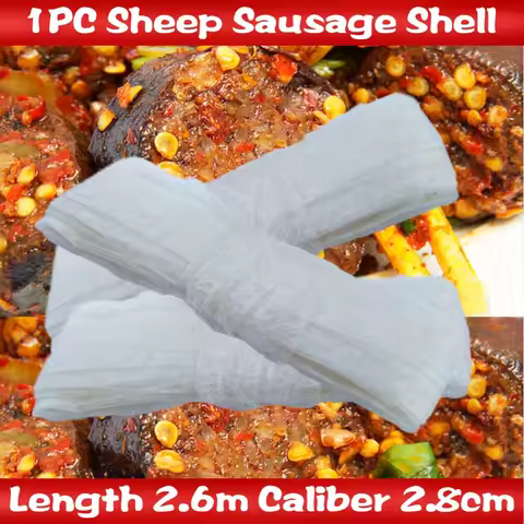 1pc 2.6M Sausage Casing Packaging Tools Dried Material Sausage Meat Processing Equipment Cooking Too