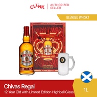 COD Chivas Regal 12 Year Old 1L with Limited Edition Highball Mug