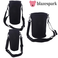 BLAZESPARK Sport Cup Covers Bag, Strap 18/36/64oz Water Bottle Cover Bag, Holder Pouch Black Insulat