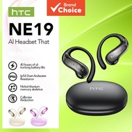 HTC NE19 Earphones AI Smart Open-Ear Wireless Bluetooth 5.3 AI Translation ENC Headsets Business Tra