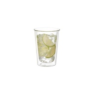 Kinto Cast Double Wall Cocktail Glass 290ML - Clear