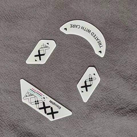 Mouse Feet Skate Compatible with Logitech G903 Gaming Mouse, Rounded Curved Edges Flawless Glass Mou