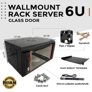 Wallmount 6U 6U server rack/ + Wooden Pallet Packing