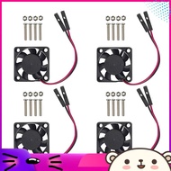wayne4PCS Brushless CPU Cooling Fan Heatsink Cooler Radiator 3.3V 5V for Raspberry Pi4 Pi3 B+, Pi 3,