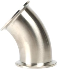 XIAOYANLIU SS304/SS316L Stainless Steel Quick Fit 45 Degree Elbow, 3/4", 1", 2", 3" and 4" for Asian