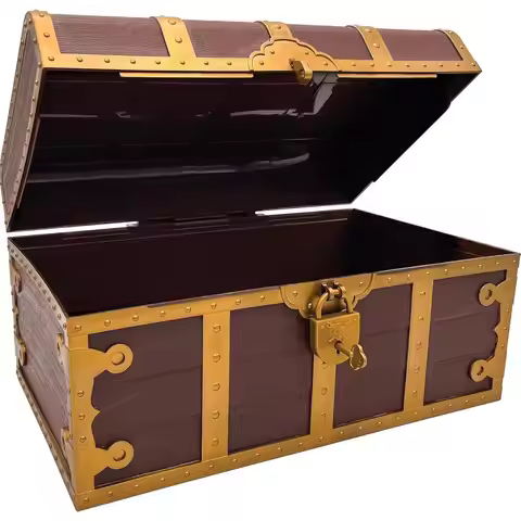 Treasure Chest with Lock and Key (TCR6054)