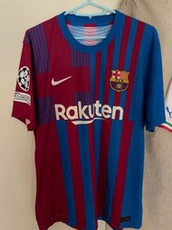Barcelona 巴塞羅拿 2021-22 主場球員版球衣 美斯 MESSI 10號 大碼
