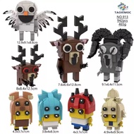 99คืนในชุดบล็อกตัวต่อป่า: กวางนกฮูกMegalodonแมมมอธสัตว์ประหลาดแพะและการรวบรวมตัวละคร