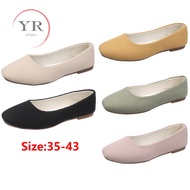 Plus Size 35-43 Women Suede Slip-On Wedding Shoes Office Flyknit Flats Shoes