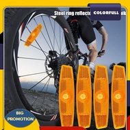 [Colorfull.sg] 4pcs Bike Warning Spoke Reflector MTB Bicycle Wheel Rim Reflective Clip