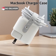 3in1 TPU Charger Case for Macbook air pro  30W 60W 61W 70W 85W 87W 96W 140W Protector Shockproof Cov