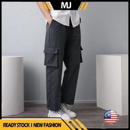 MJF_Vintage Casual Plus Size Cargo Pants Men Baggy Straight Cut Overalls Casual Jogger Pants Men Sweatpants