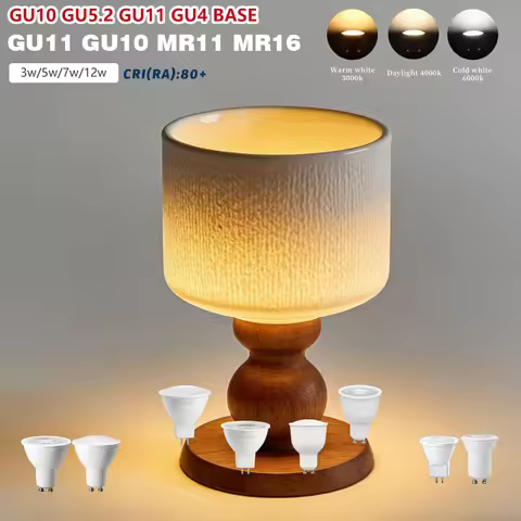 1-10pcs Bombilla Led GU11 MR11 GU10 GU4 GU5.3LED Bulb Light AC220-240V 3W 5W 7W 12W No Flicker Lamps