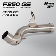 For BMW F750GS F850GS F750 F850 GS Motorcycle Exhaust Delete Catalyst Middle Pipe Connect OEM Muffle