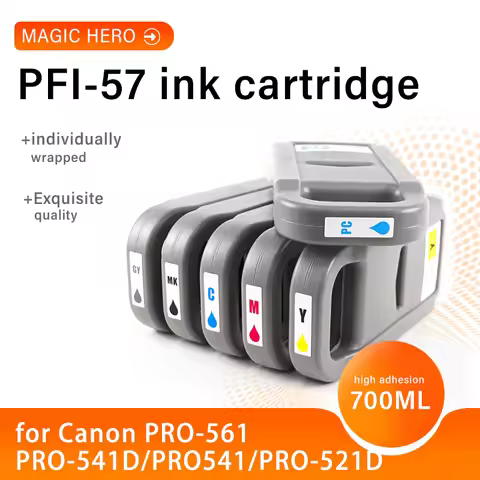 PFI57 PFI-57 Pigment ink cartridge for Canon PRO-561 541D 541 521D 521 520 520D 540 540D 560S printe