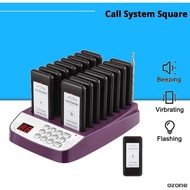 Restaurant Pager Buzzer Wireless Calling System Rechargeable