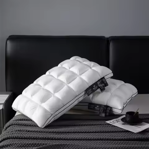 5 Star Hotel Luxury 3D Bread Pillows for Sleeping Body Neck Protection Bed Pillows Soft Comfort Lyoc