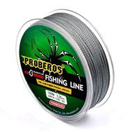 Proberos 100M PE Braided 4 Stands Fishing Line Benang Pancing Ikan Superline Strong PE Braided Fishi