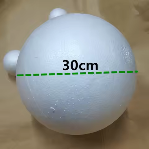 1cm to 30cm Available white Modelling foam balls Craft Polystyrene Styrofoam balls Decorative Foam R