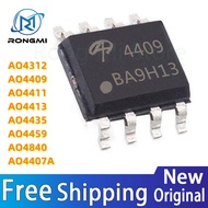 10Pcs 100% New AO4312 AO4409 AO4411 AO4413 AO4435 AO4459 AO4840 AO4407A SOP-8 Chipset