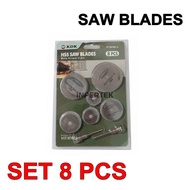 Saw Blade Set 8 pcs KDK Mata Gerinda HSS Bor Mini Potong Kayu 8pcs