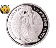 Singapore Merlion 1oz 9999 Silver Round