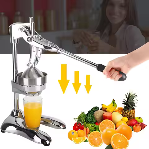 Hand Pressed Juicer Manual Press Juicer Stainless Steel Separate Design Hand Pressed Juicer Fruit Sq