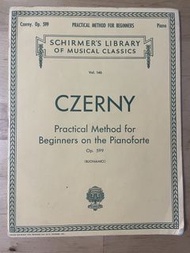 CZERNY 鋼琴練習曲 Op. 599 PRACTICAL METHOD FOR BEGINNERS Piano SCHIRMER'S LIBRARY OF MUSICAL CLASSICS Vol