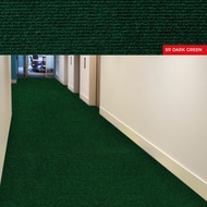 Aqsa Karpet Pejabat Budget Super Ribbed 1.8mm Event Exhibition Office and Home Carpet Roll Karpet Gu