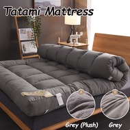 Thicker Tatami Mattress Plush Mattress Single/Queen/King Feather Velvet Soft Tilam Foldable Mattress Bedding Mattress