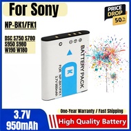NP-BK1/FK1 Battery 3.7V 950mAh Rechargeable Batteries and Charger for Sony DSC S750 S780 S950 S980 W