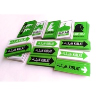 Surau Sign, Papan Tanda Surau, Door Sign