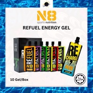 [ 10Gel/Box ]🔥🔥N8 REFUEL ENERGY GEL🔥🔥| [HALAL] | Fast Fuelfor Running & Marathon