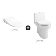 TOTO OMNI+ One Piece Toilet Bowl CW895PJ with Eco-washer TCW09S SET