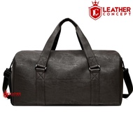 Leather Concept ZORRO Leather Gym Bag Men's Leather Travel Bag Men's Sports Bag Travel Bag Duffel Ba