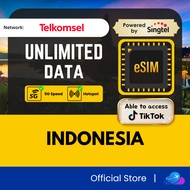 【印尼 Indonesia eSIM】【Unlimited Data】【💥5G Hotspot】Indonesia eSIM Travel eSIM for Indonesia 印尼旅游 eSIM u