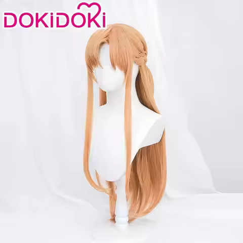 wiwiwi 123IN STOCK Anime SAO DokiDoki Women Sword Art Online Cosplay Yuki Asuna Wig Free