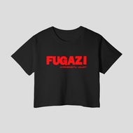 Fugazi Band Croptop Baby Tee/ Crop Top/ Women's T-Shirt/