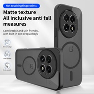 Magnetic Phone Case for Oneplus 13R 1+ Case Matte Translucent Wireless Charge Phone Back Cover for O