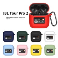 Silicone Case Compatible with JBL Tour Pro 2 Earbuds 2023,Soft Protective Cover for JBL Tour Pro 2 Wireless Earbuds