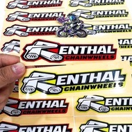 ORIGINAL RENTHAL PRINT LOGO RACING STICKER STICKER