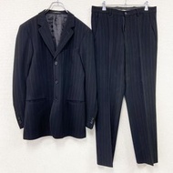 古著2000 年代EMPORIO ARMANI西裝，復古黑色