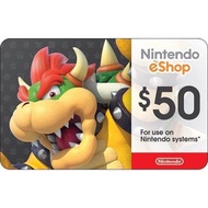 Nintendo eShop Prepaid Card 50 55 60 65 70 75 80 85 90 95 100 USD