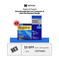 Regaine Extra Strength Hair Loss Treatment 5 - Percent Minoxidil Solution 60ml Triple Pack Plus Preg