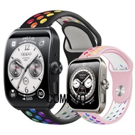 For OPPO WATCH 4 PRO Strap Band Belt Smart watch Silicone Rainbow Bracelet