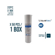 Liquatec ไส้กรองน้ำดื่ม PP ขนาด 10 นิ้ว ความละเอียด 1 ไมครอน (µm) จำนวน 1 ลัง (50 ชิ้น/1 ลัง)