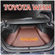 For Toyota Wish Car Trunk Mats Antiskid Car Cargo Mats PU Leather factory Outlet*&amp;&amp;&amp;