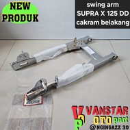 SWING ARM SUPRA X 125 NEW DOBEL DISC CAKRAM BELAKANG CHROME FULLSET